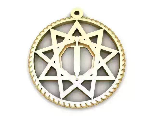 Pendant star of david