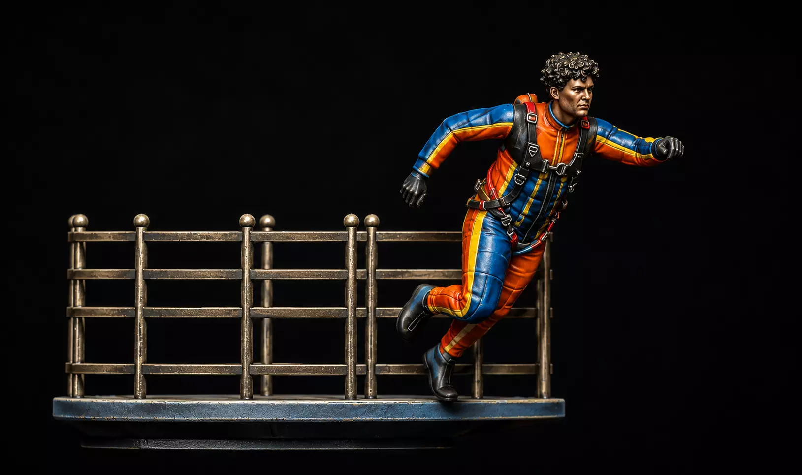 base jumping boy 2 3D print model