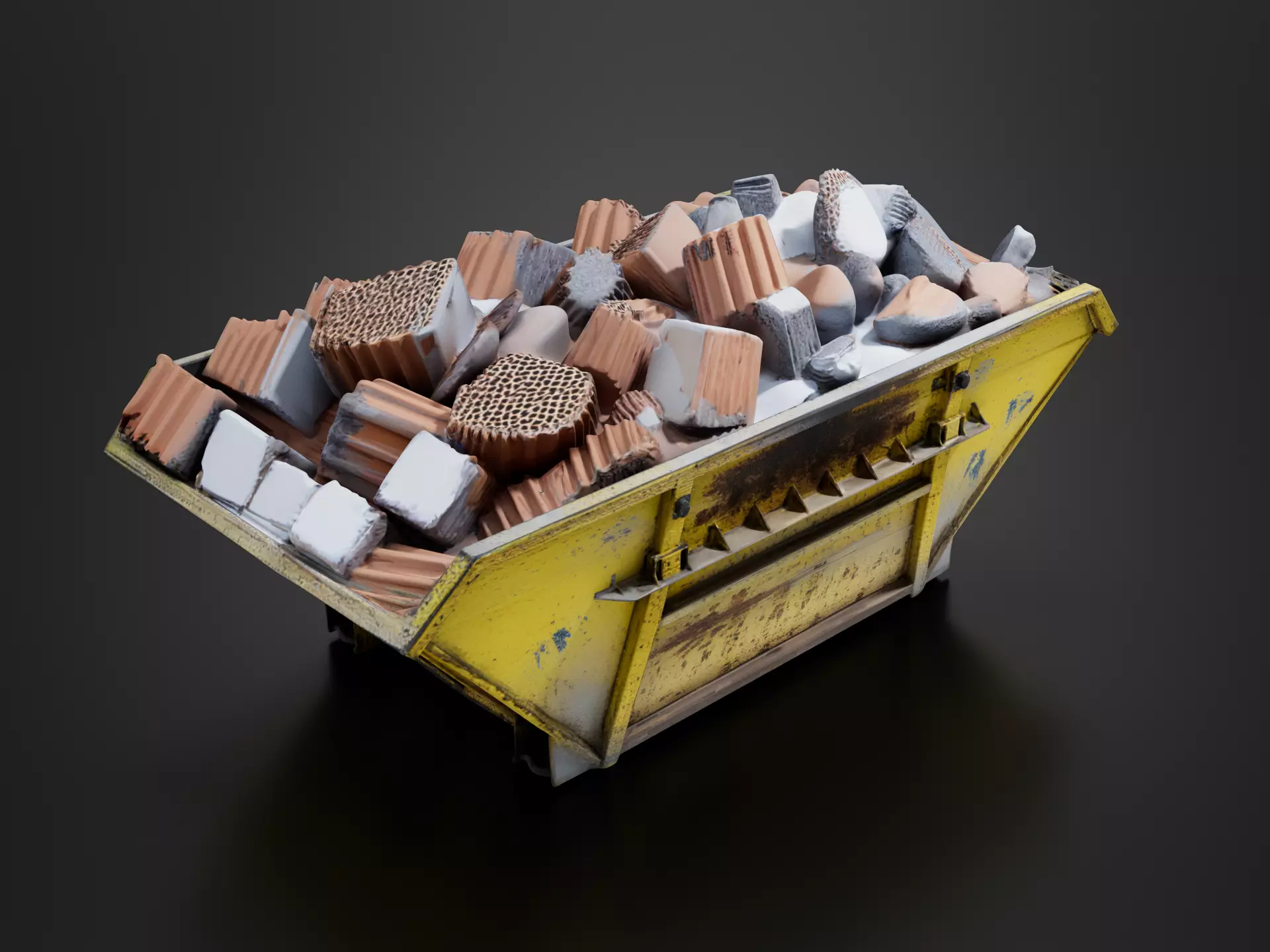 skip bin 01 3D print model
