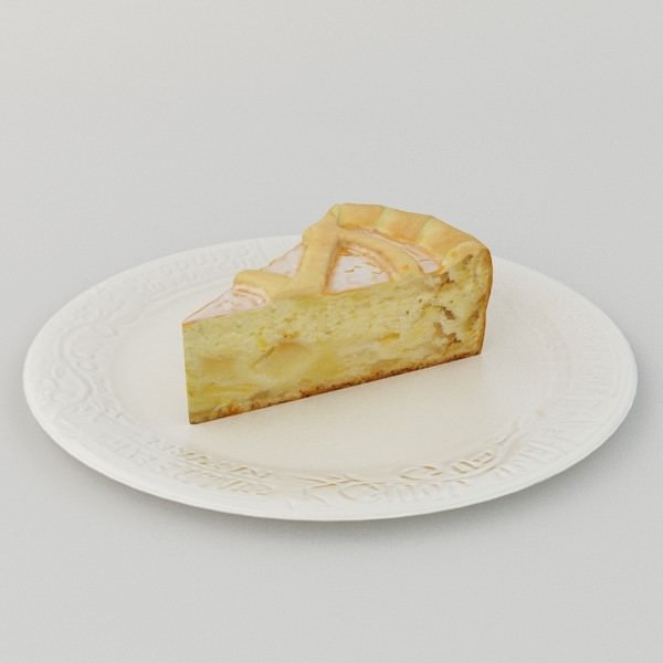 Tart Cake 3D model_1