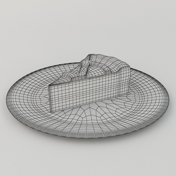 Tart Cake 3D model_2