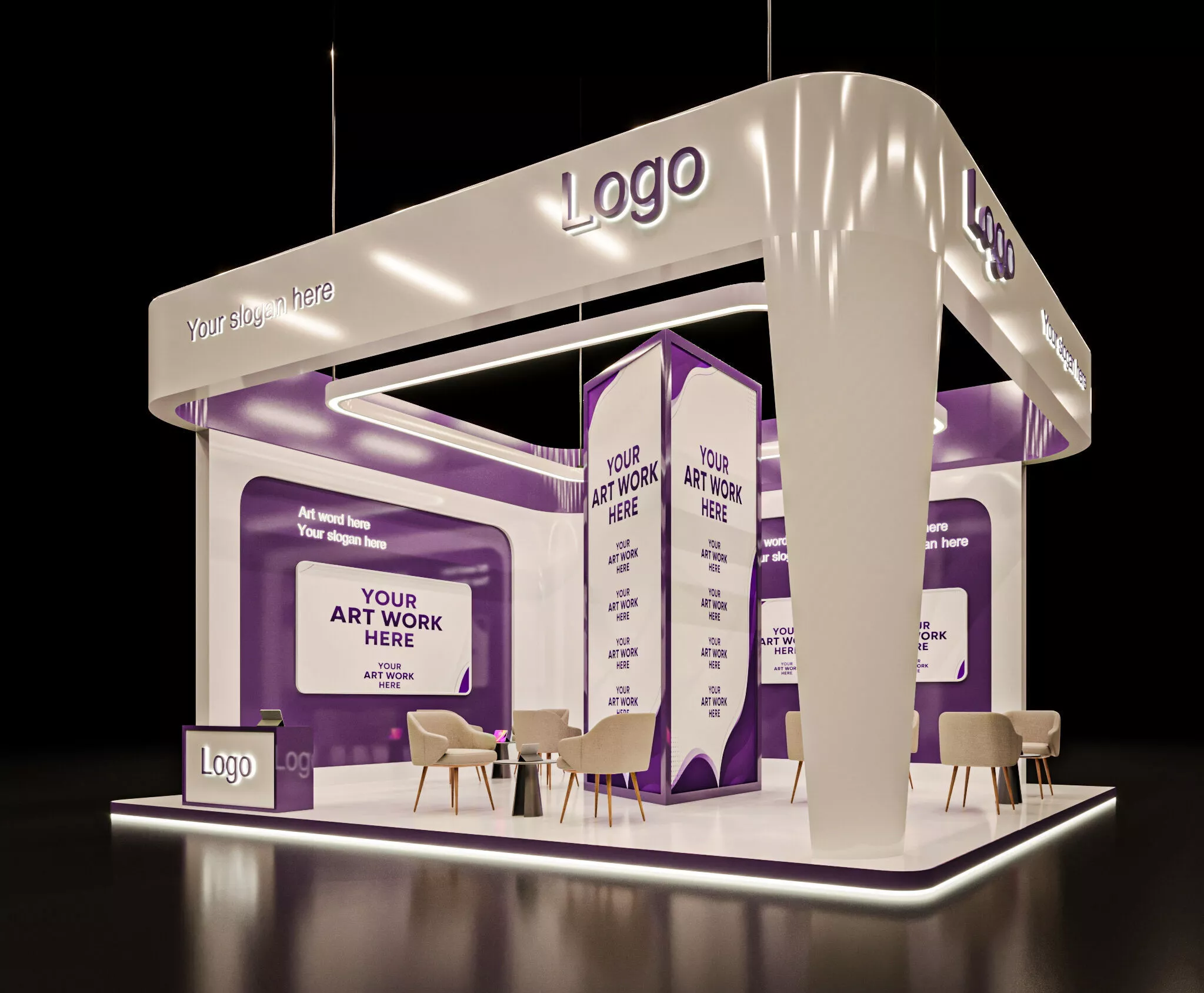 Exhibition Stand 3D model