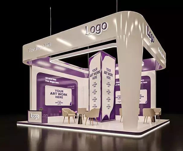 Exhibition Stand 3D model