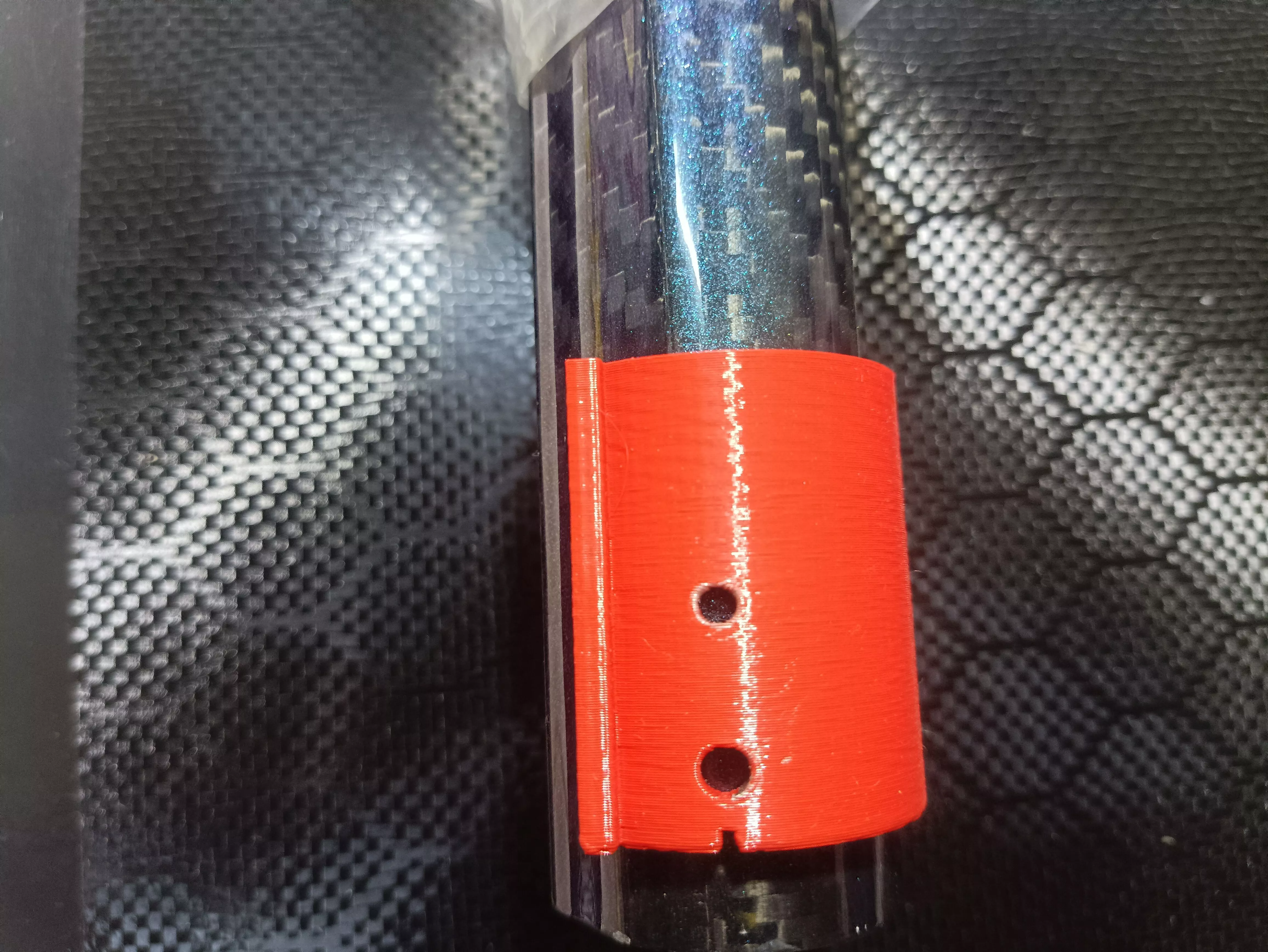 Carbon Pipe Hole Locator Pin Center Guide 3D print model
