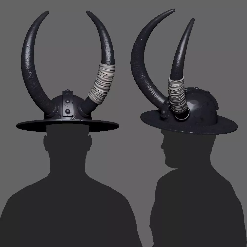LOKI Elbaph Hat Cosplay One Piece 3D print model