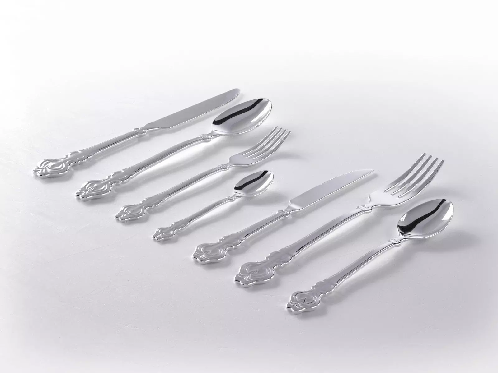 Vintage Cutlery 3D model_0