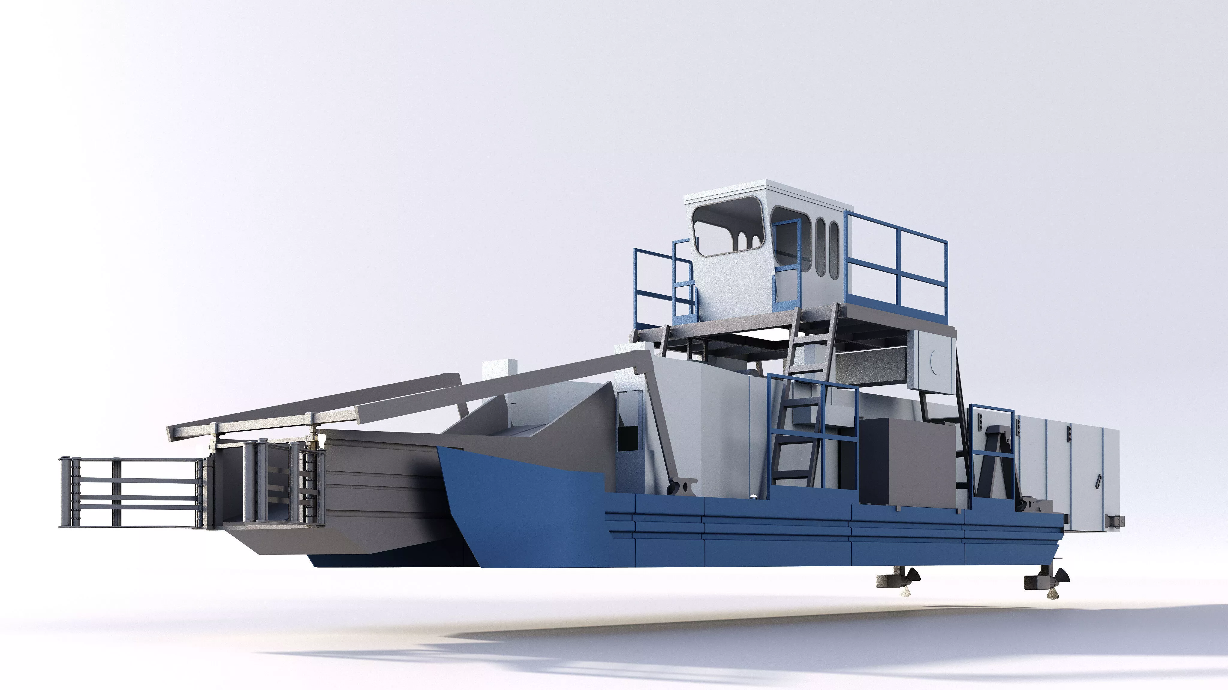 Sea Cleaning Boat 3D model