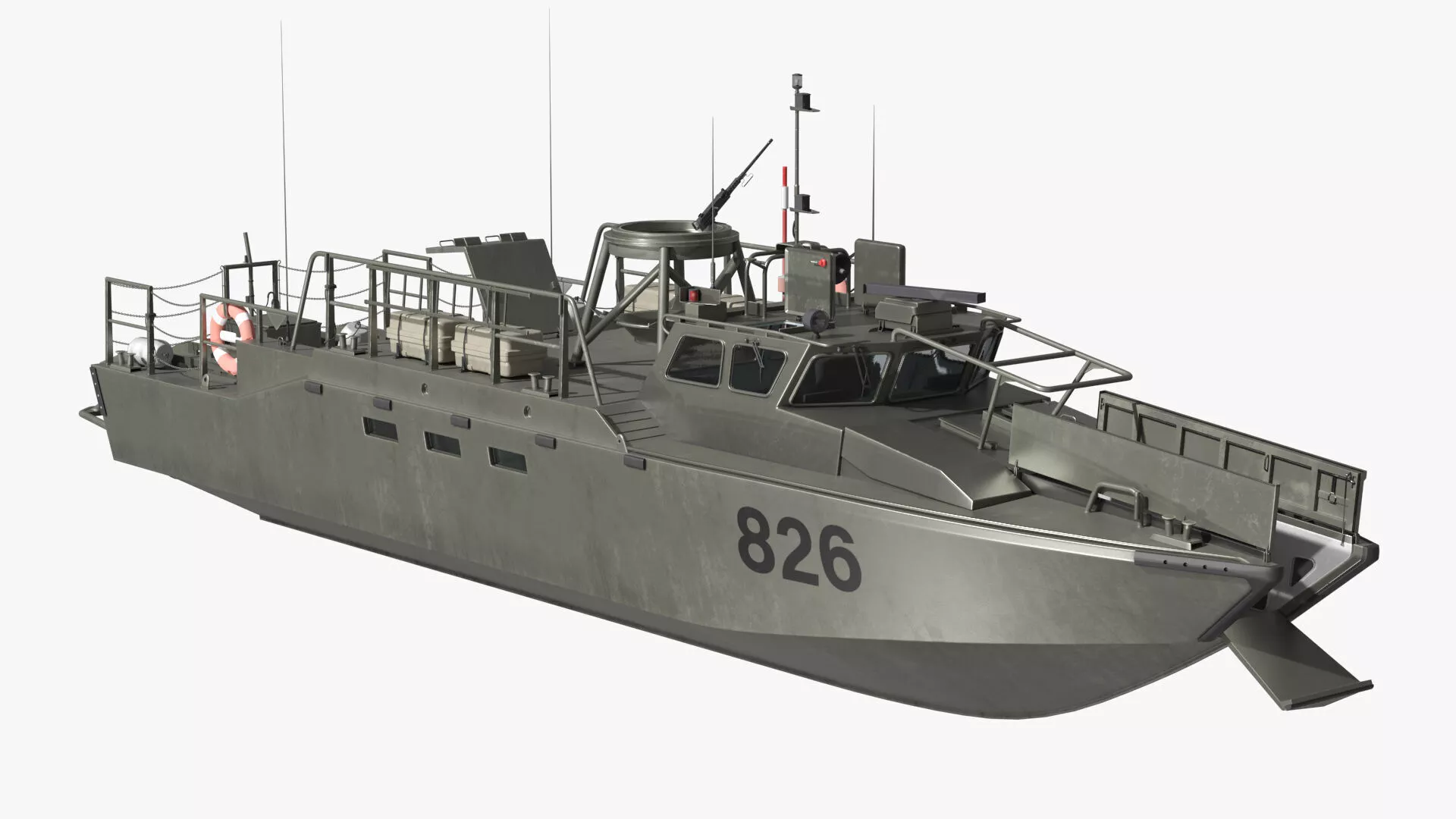 Sweden CB90 Class Combat Boat Rigged 3D model