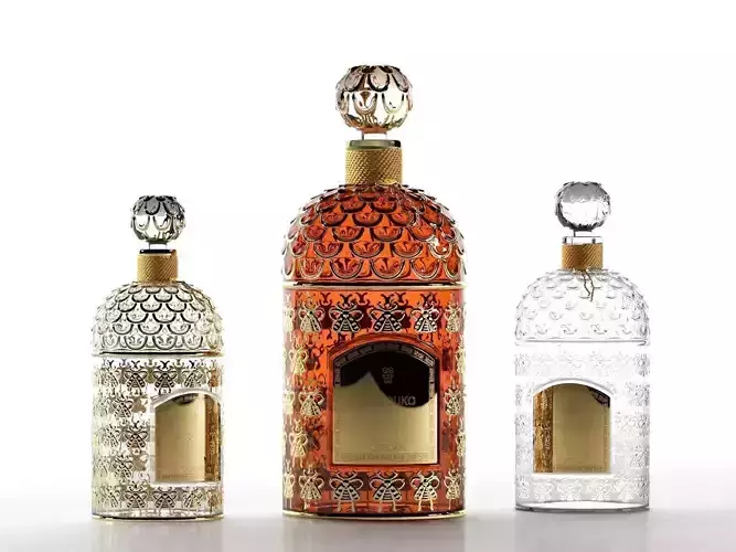Vintage Guerlain Cologne Imperiale 3D model