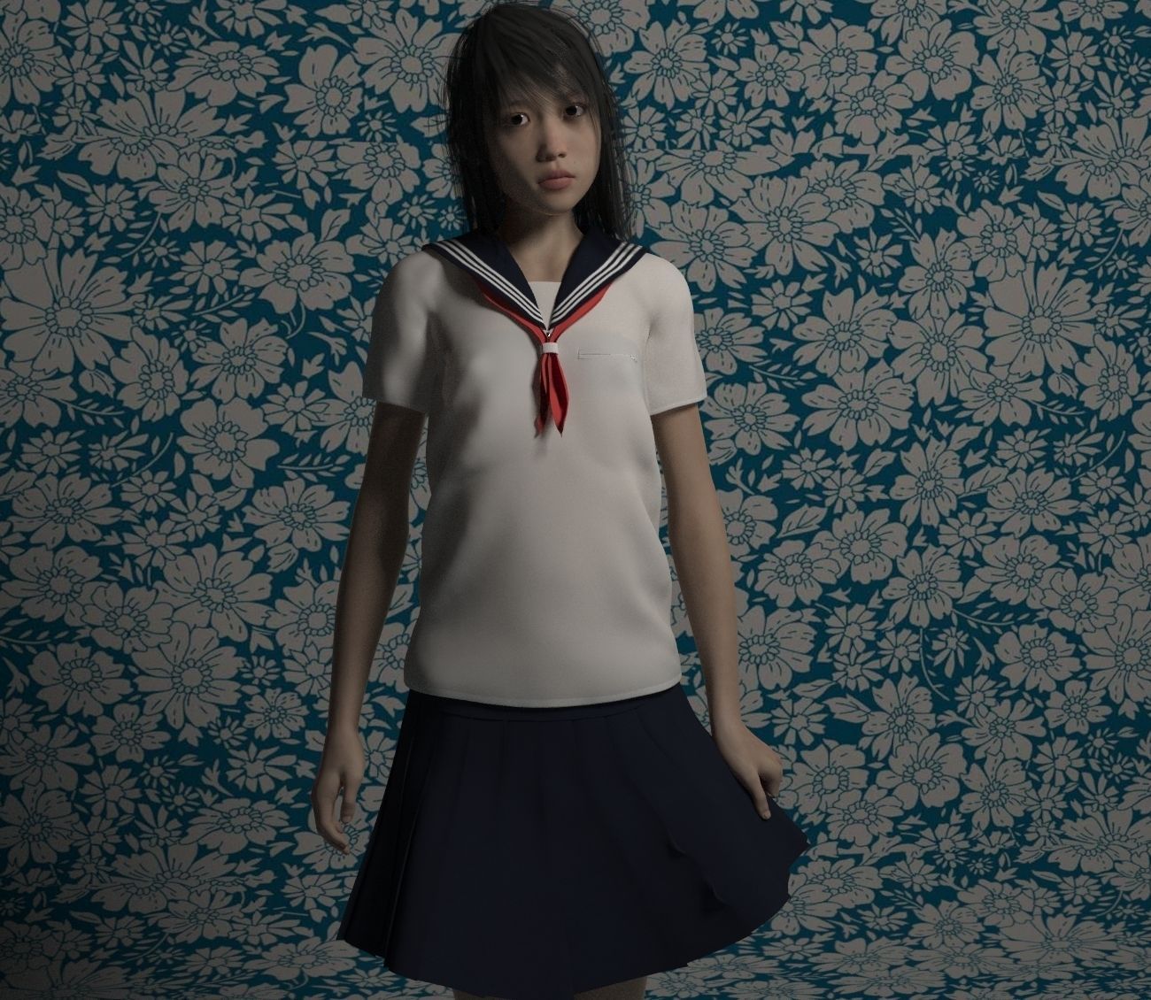 Rika for Genesis 2 Female 3D model_1