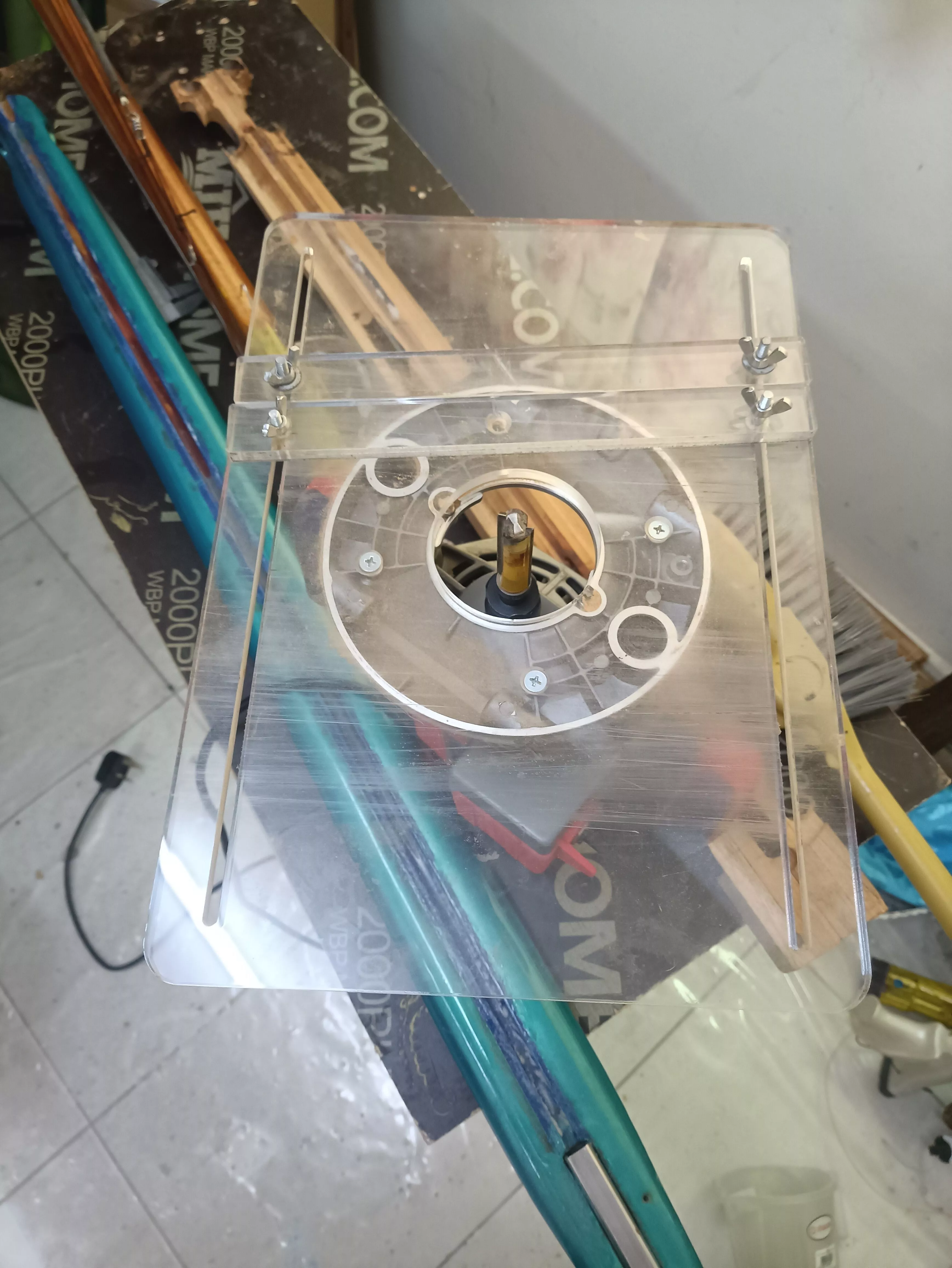 wood Router Guide Plate 3D print model