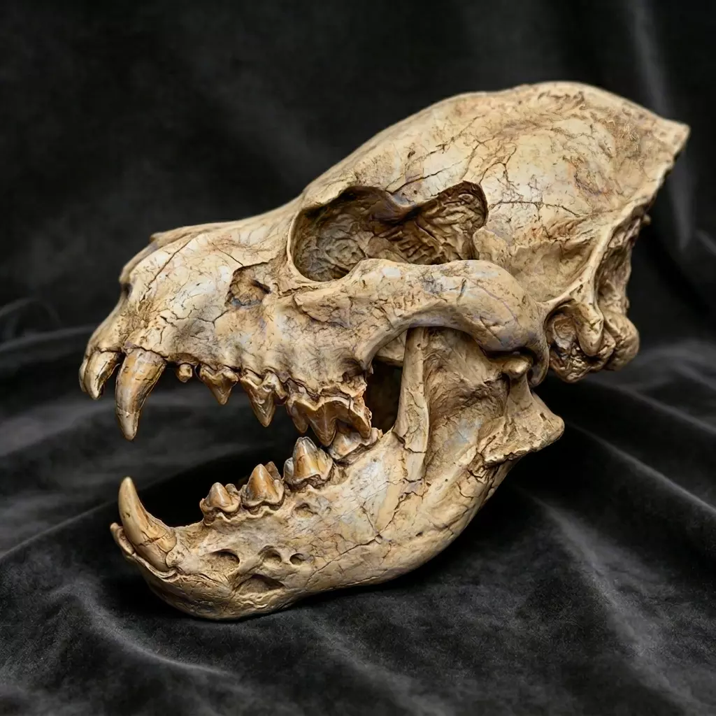 Skull Fossil 3D print model