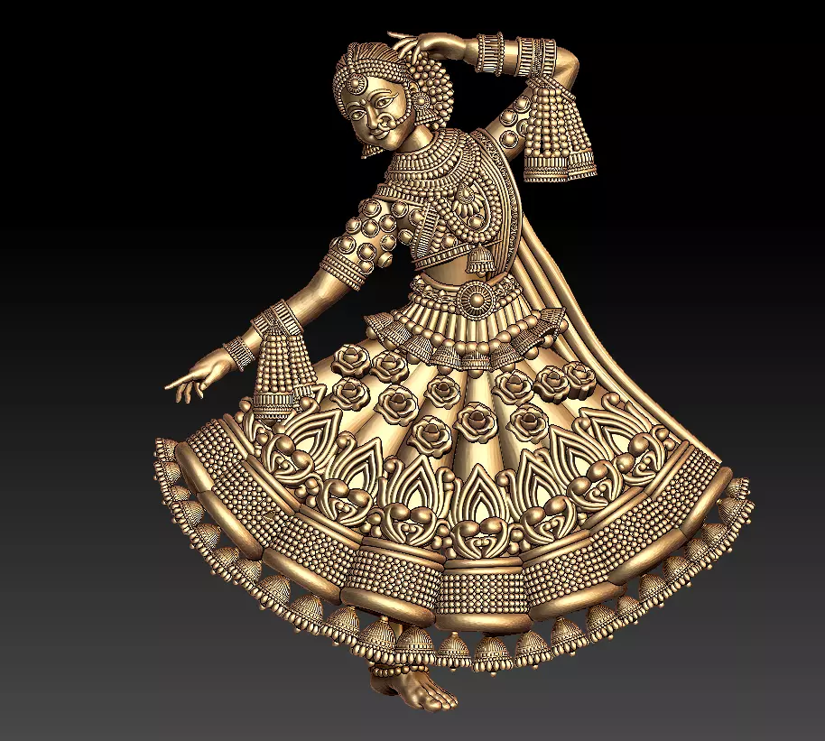 DANCING SAKHI 3D MODEL 3D print model