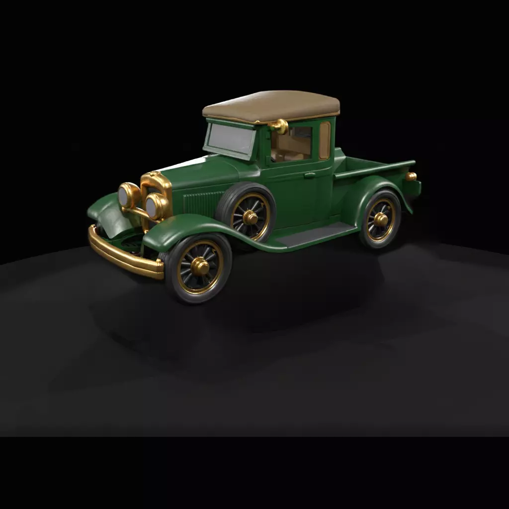 1929 dodge dceliver pickup 3D print model