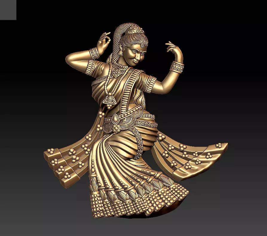 DANCING SAKHI 3D MODEL 3D print model