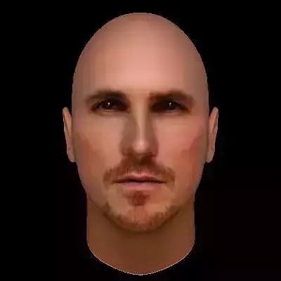 Christian Bale 3D model