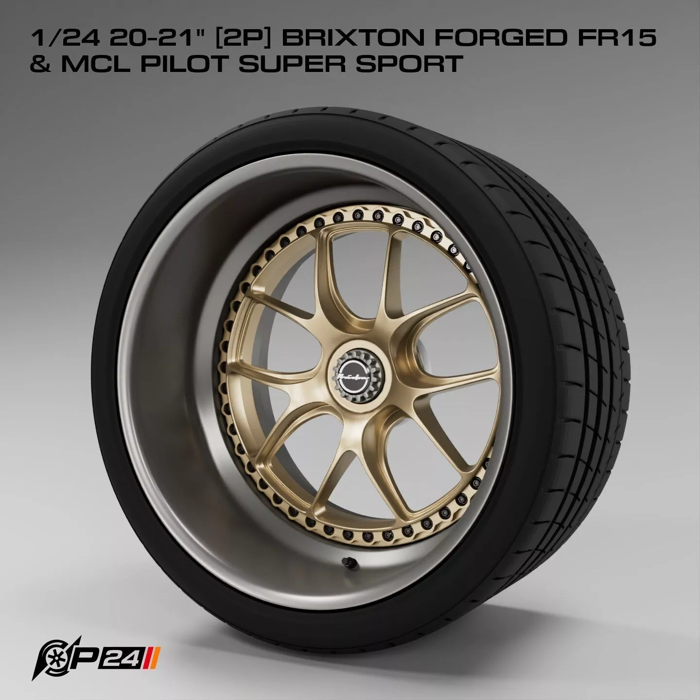 1-24th 20-21 inches 2P Brixton Forged FR15 and MCL Pilot Supe... 3D print model