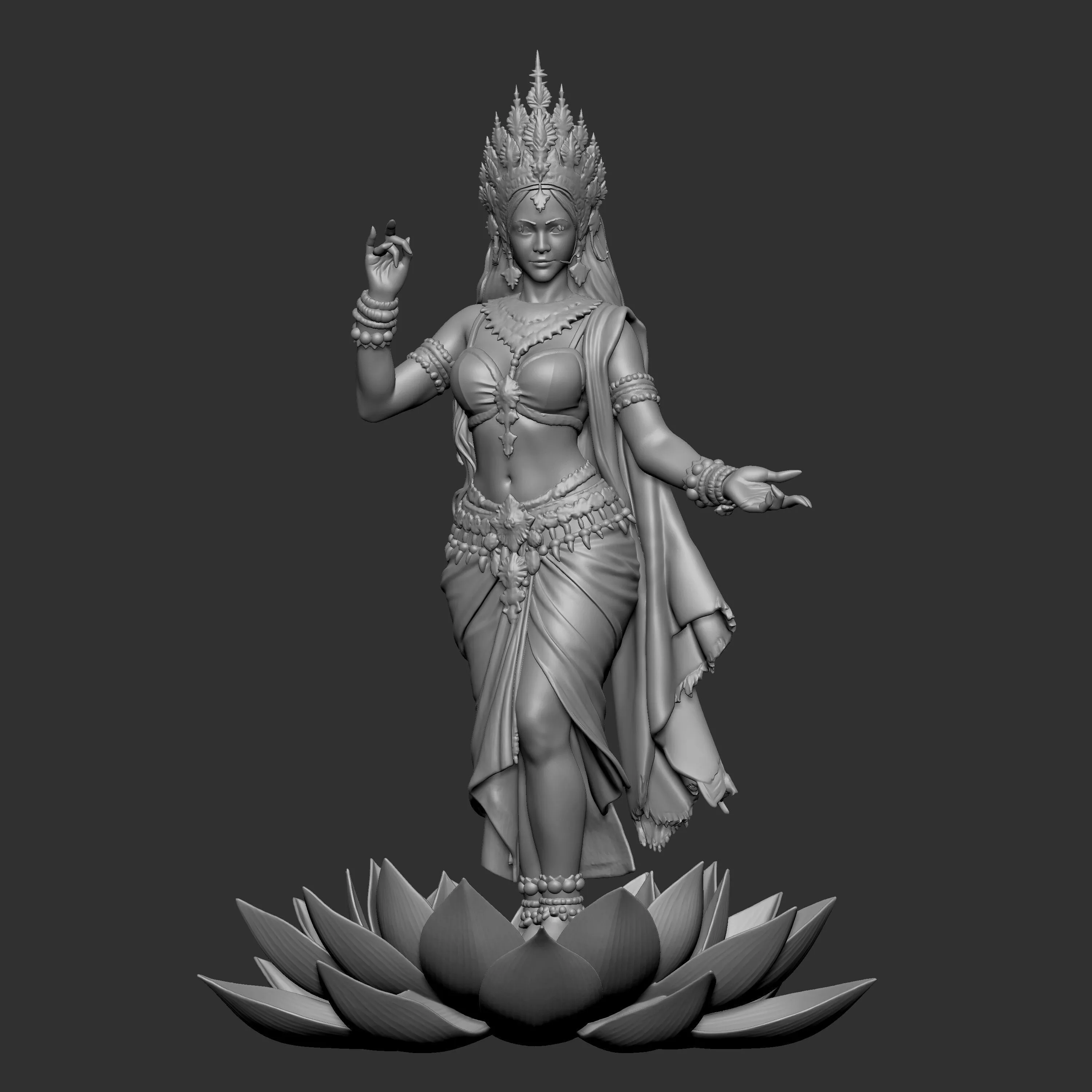 3d sculpture and miniature 3D print model