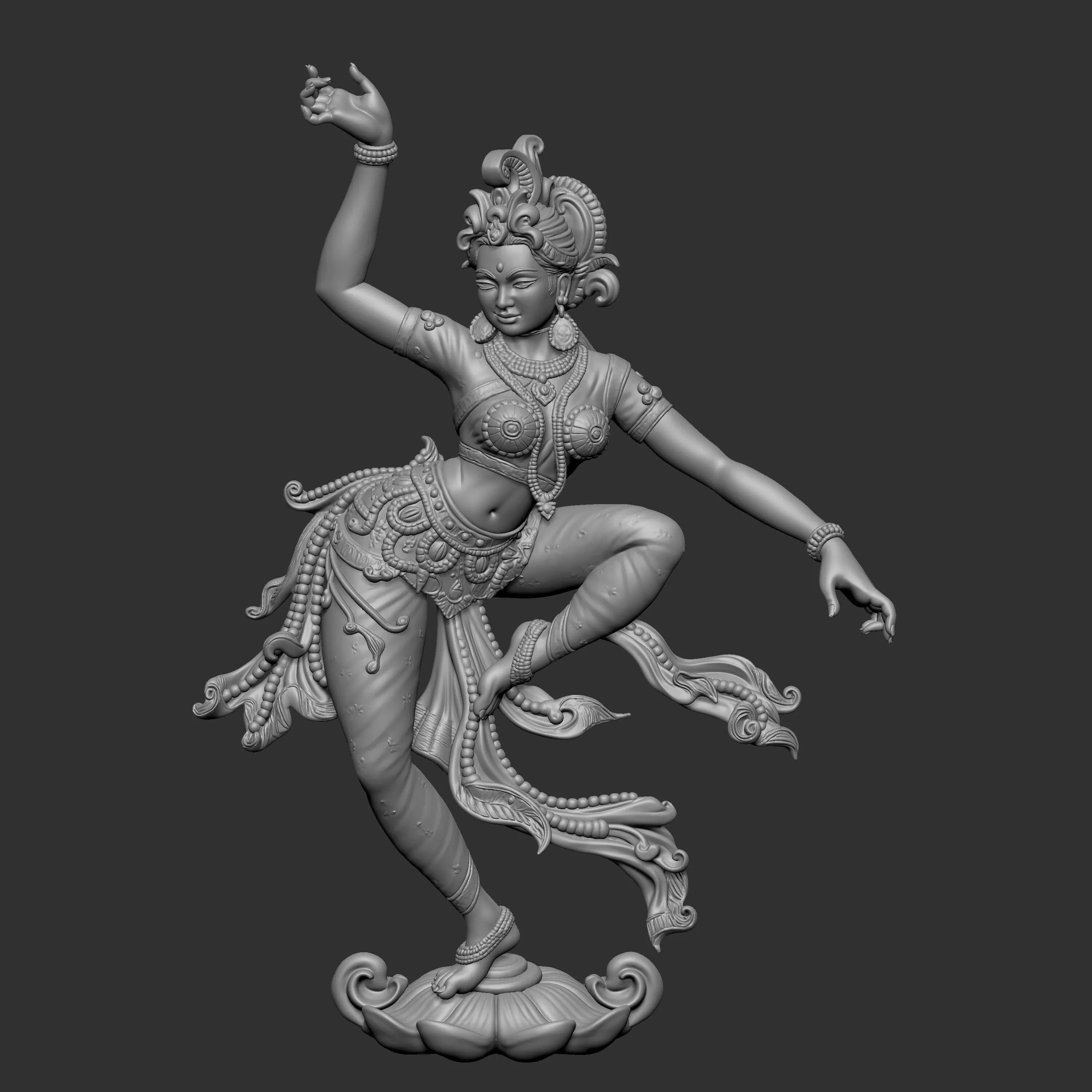 Traditional Dancer 3D print model
