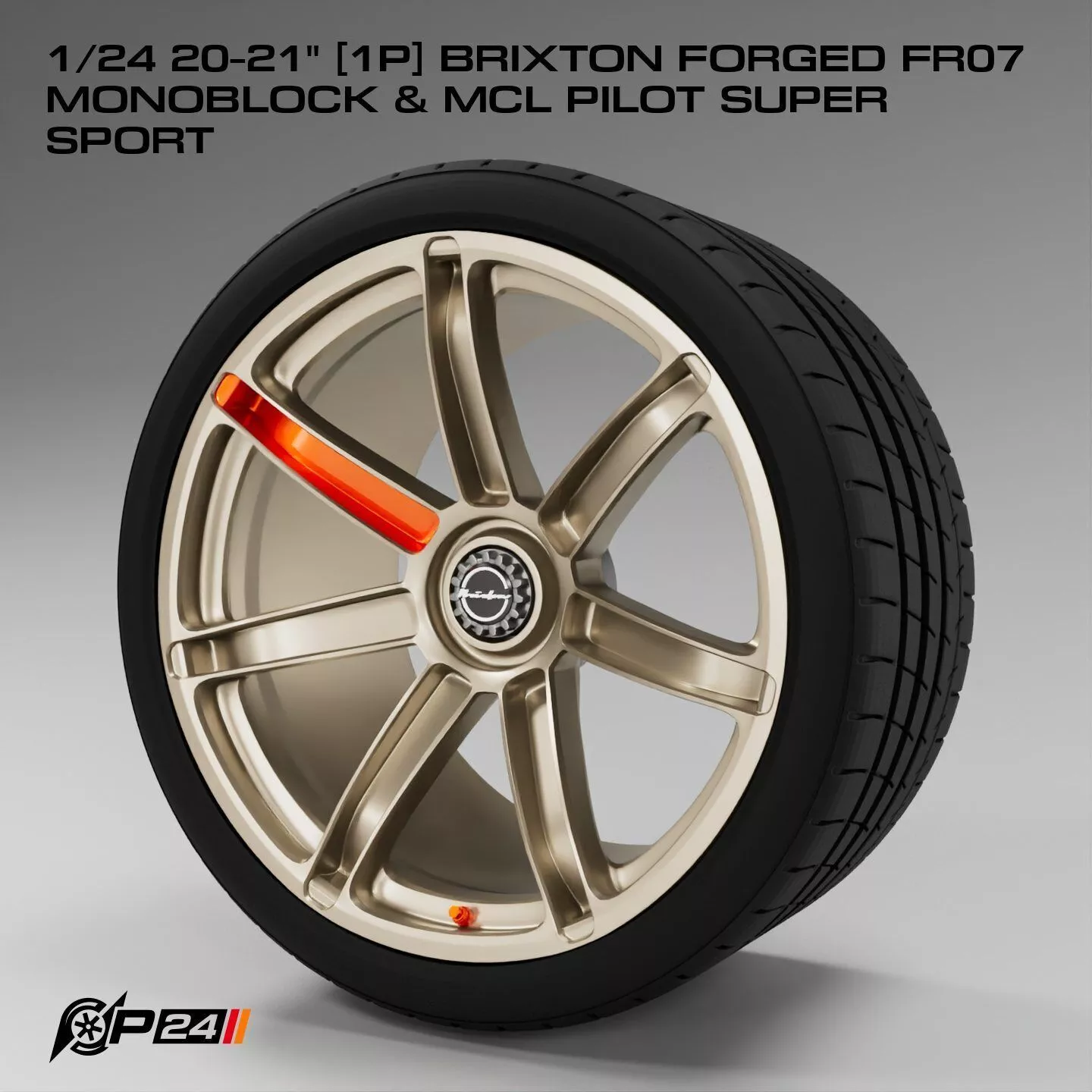 1-24th 20-21 inches 1P Brixton Forged FR07 MONOBLOCK and MCL ... 3D print model