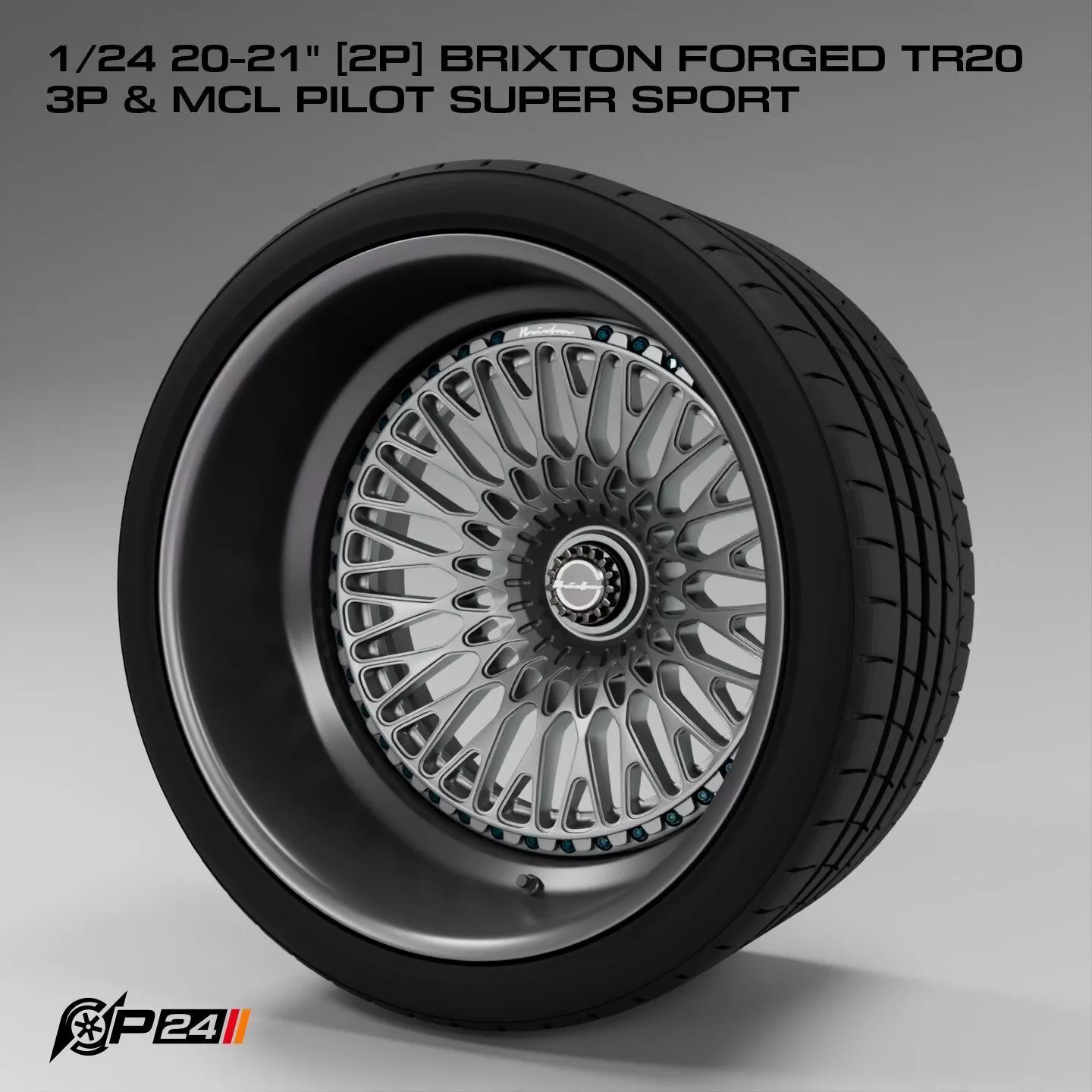 1-24th 20-21 inches 2P Brixton Forged TR20 3P and MCL Pilot S... 3D print model