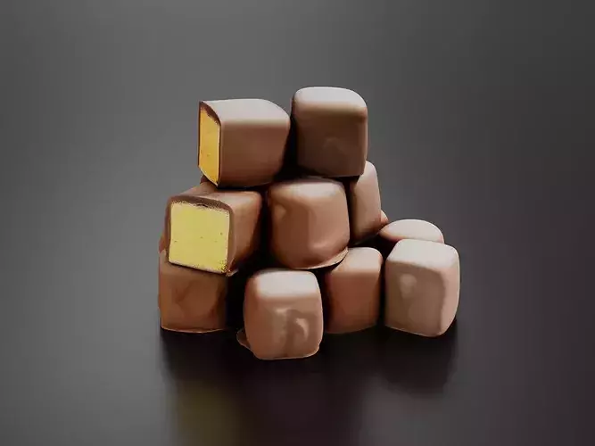 Sponge Candy Piece 3D print model