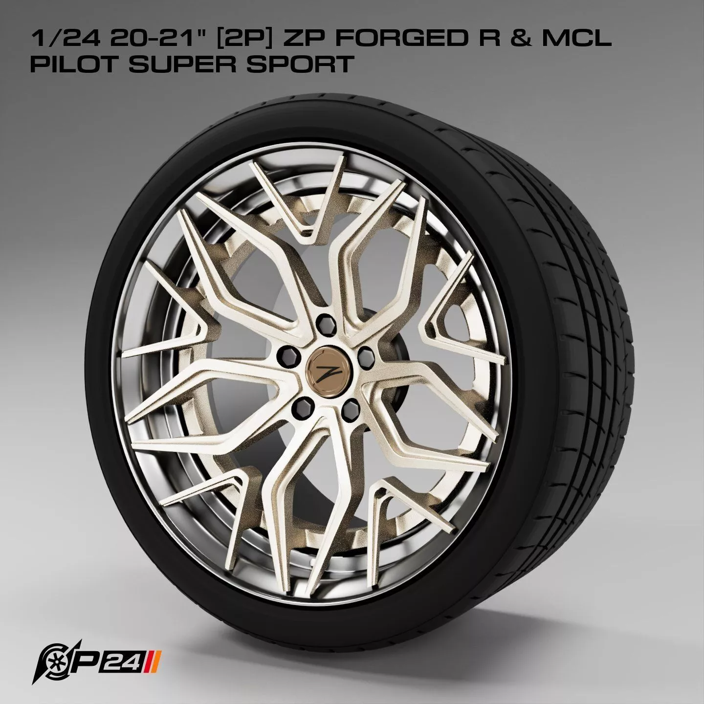1-24th 20-21 inches 2P ZP Forged R and MCL Pilot Super Sport 3D print model