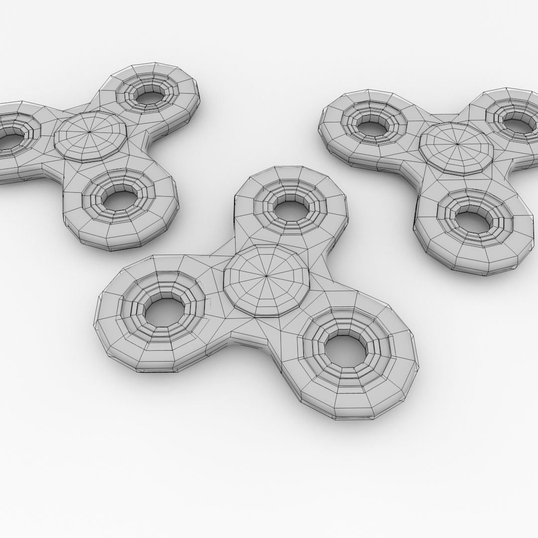 Fidget Spinner 3D model_4
