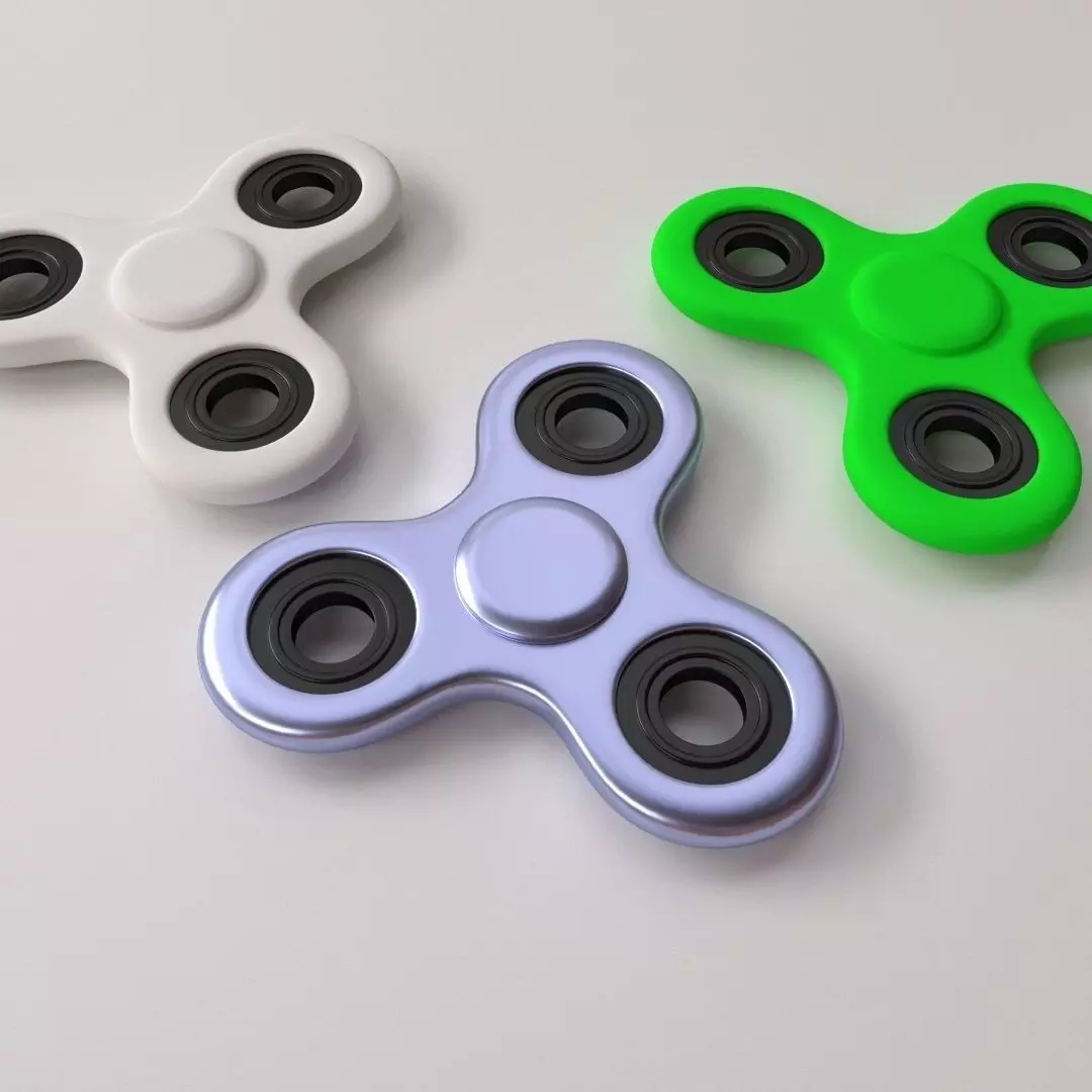 Fidget Spinner 3D model_0