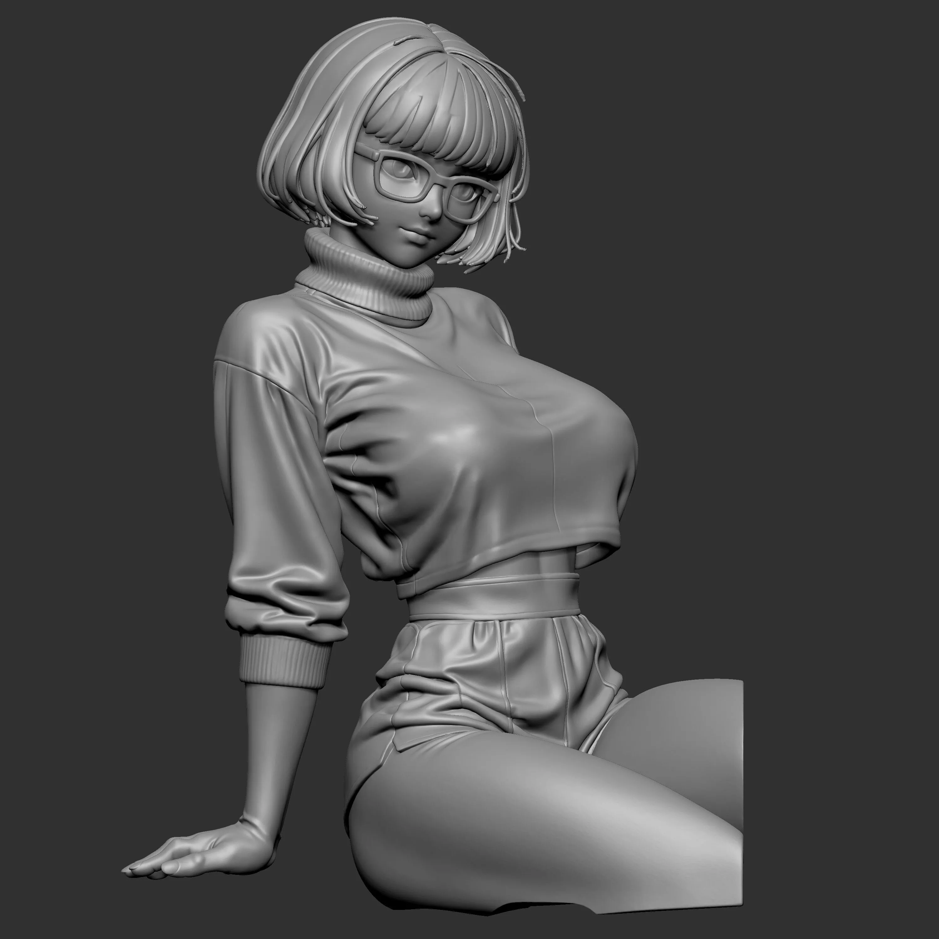 3d sculpture and miniature 3D print model