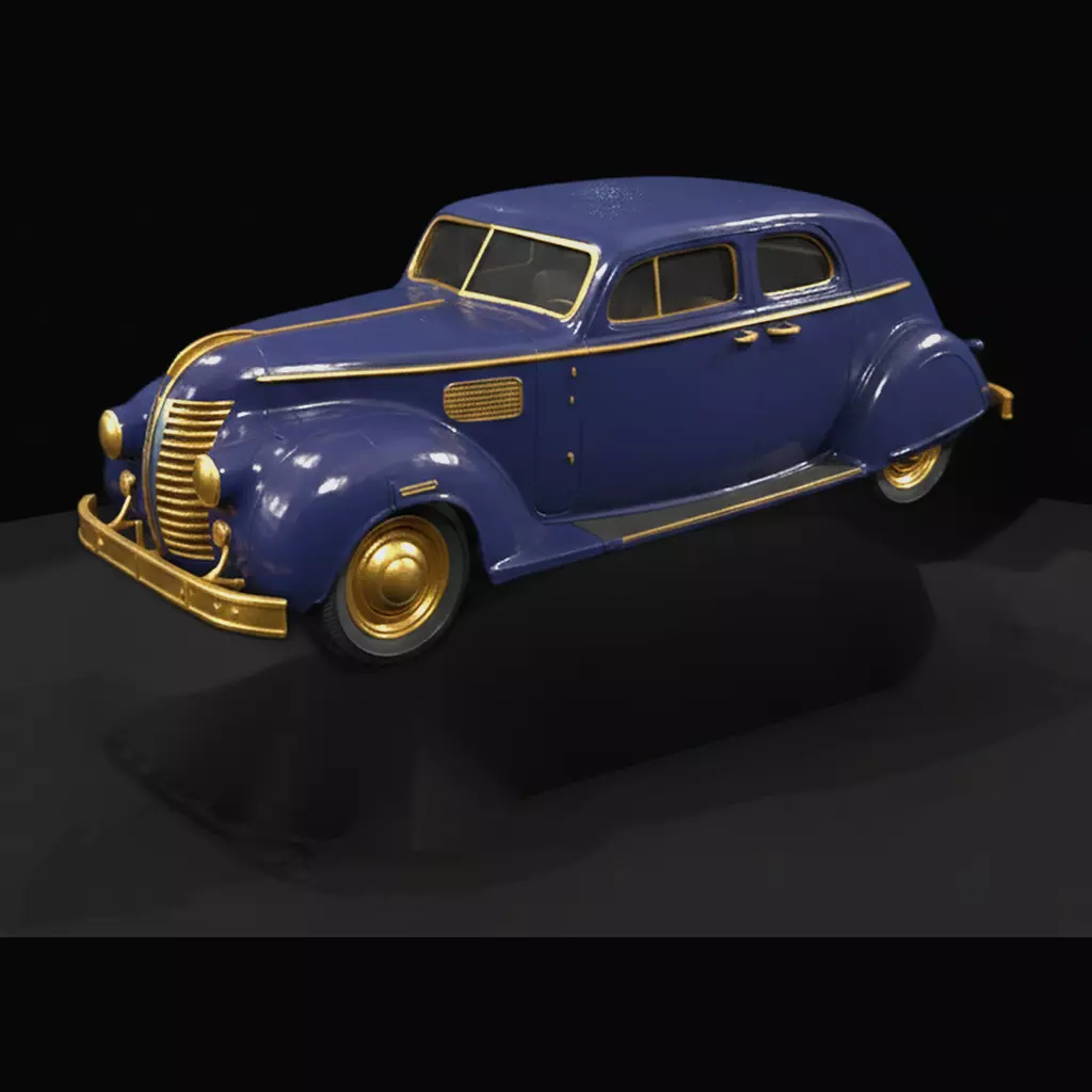 1934 Chrysler Airflow for Dioramas 3D print model