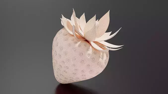 strawberry 02 3D print model 7