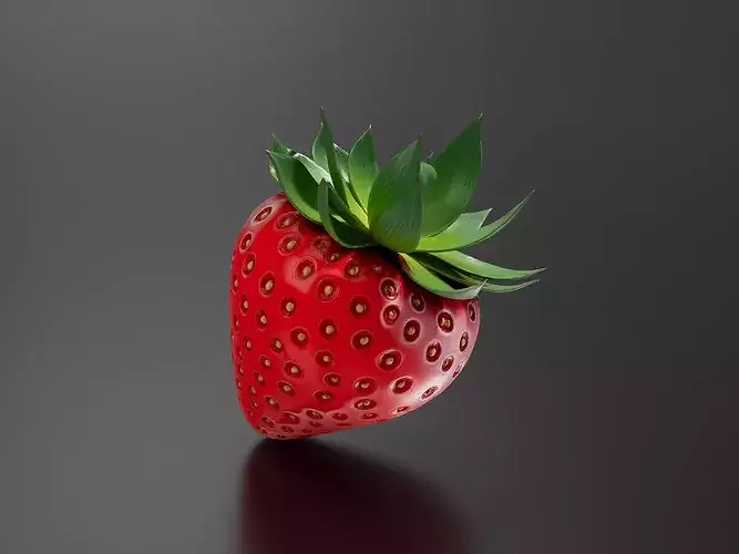 strawberry 02 3D print model