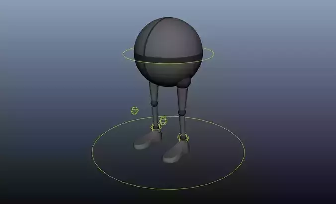 Walker Free Rig Free 3D model