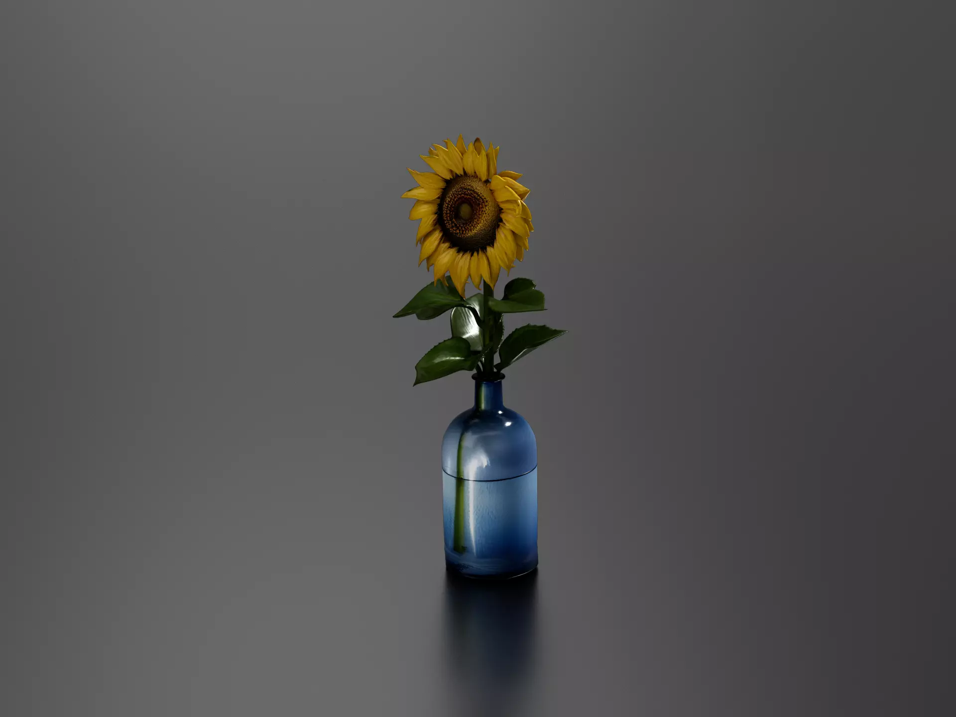 Sunflower 03 3D print model