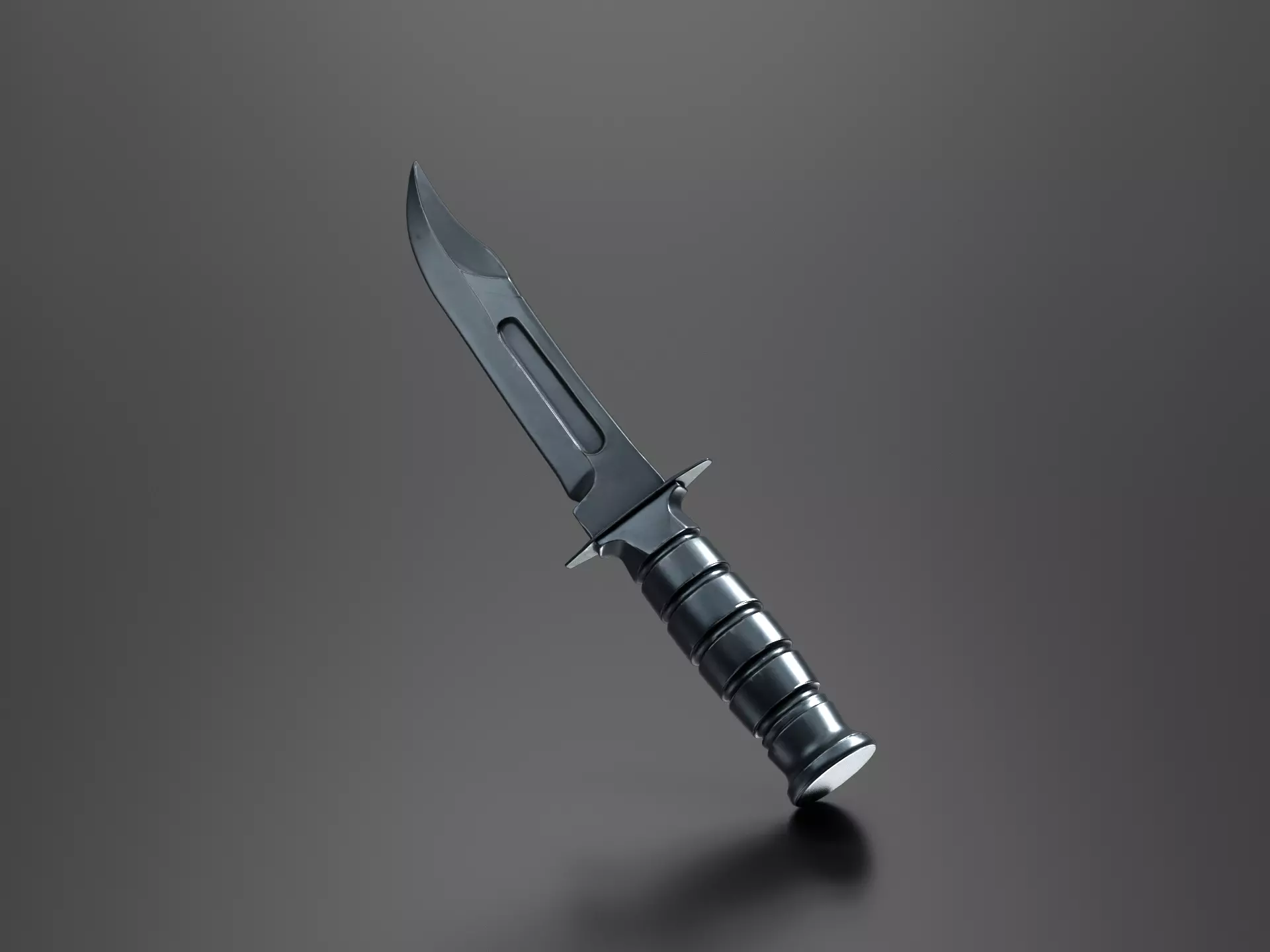 Tactical knife 02 3D print model