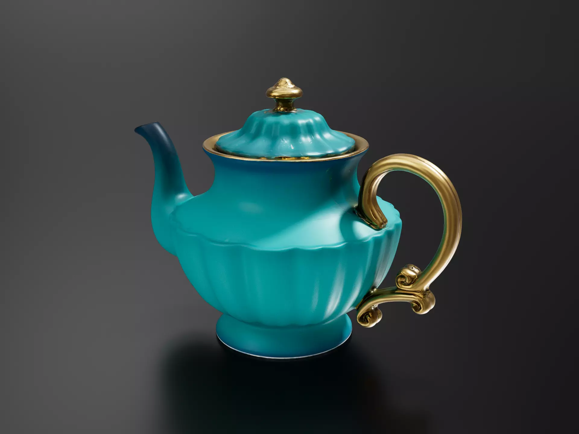 Teapot 3D print model