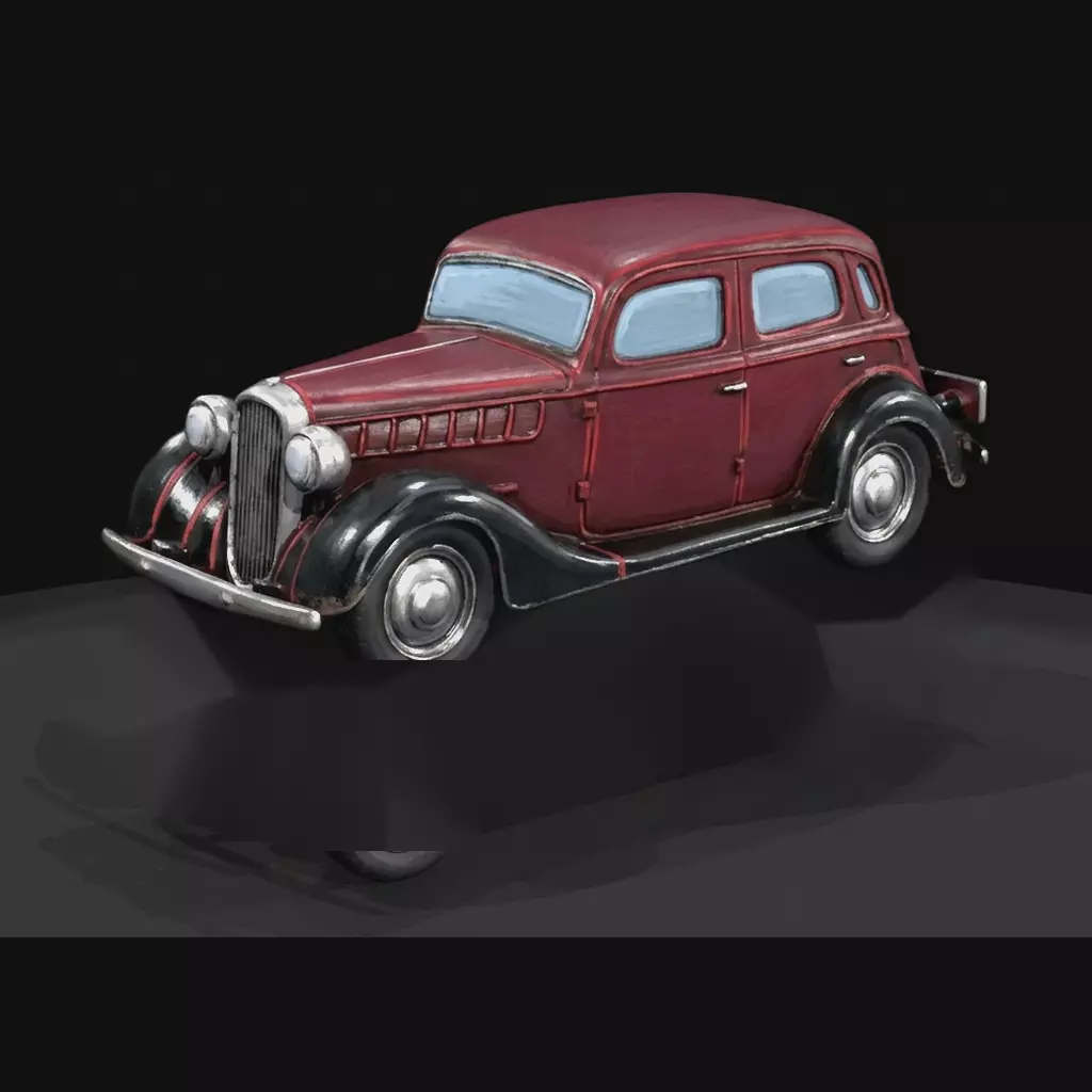 1-87 HO 1948 Lancia Aprilia Sedan Printable STL 3D print model