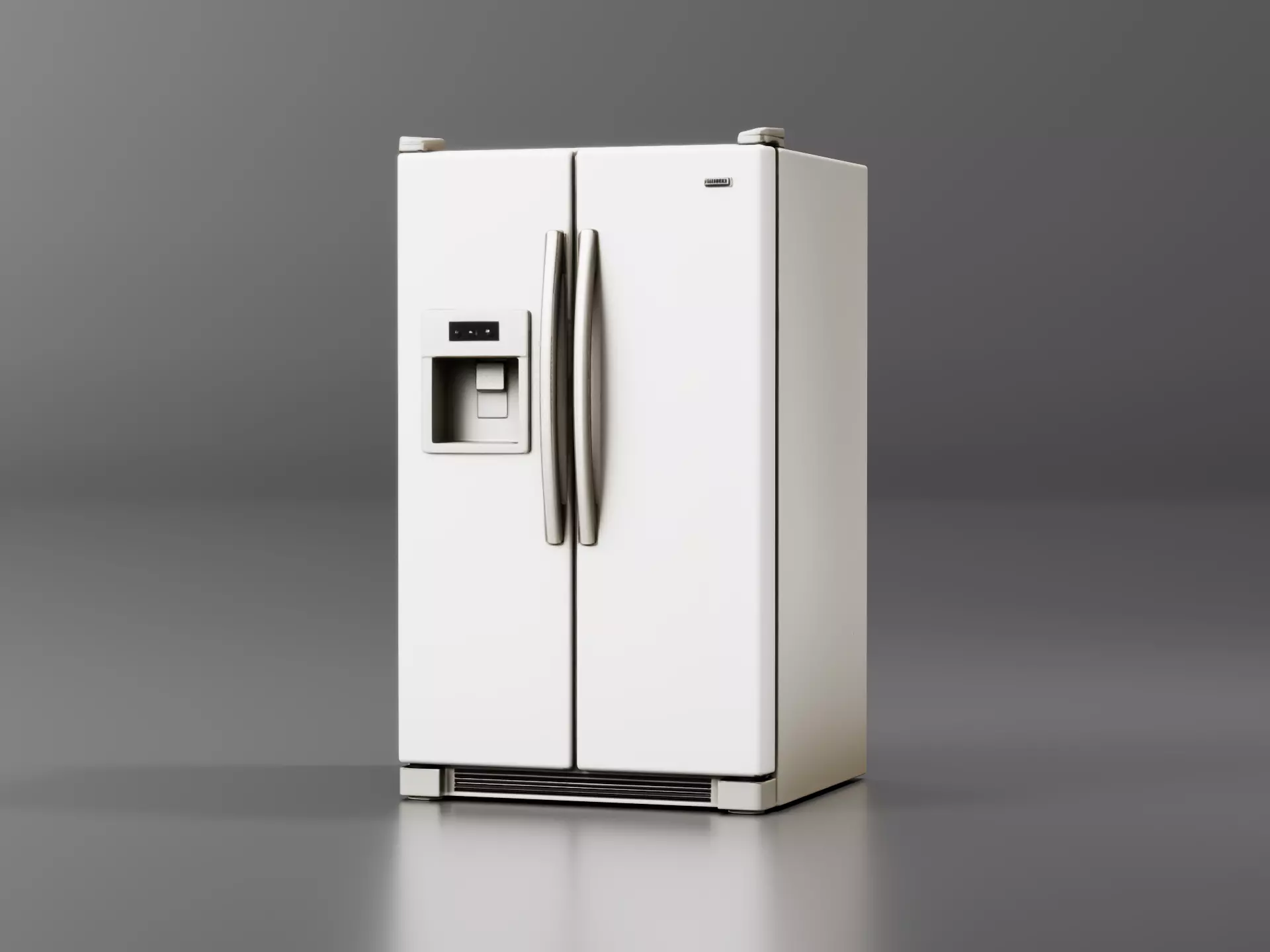 Double Door Refrigerator 3D print model