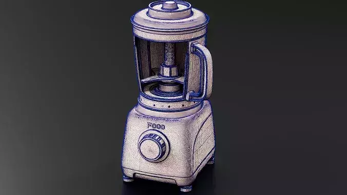 Food Processor 3D print model 7