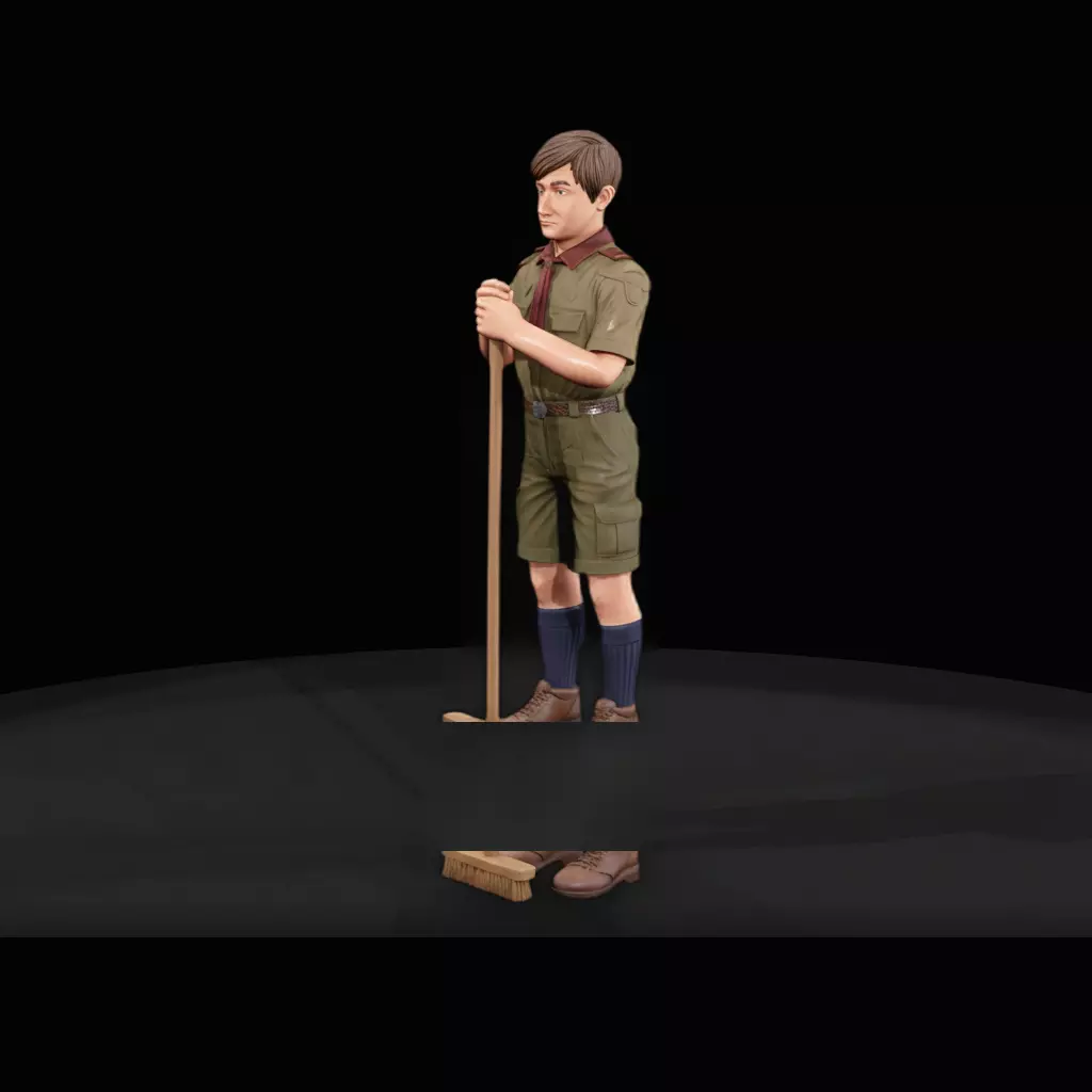 1950S BOY SCOUTS Scout 11 3D print model