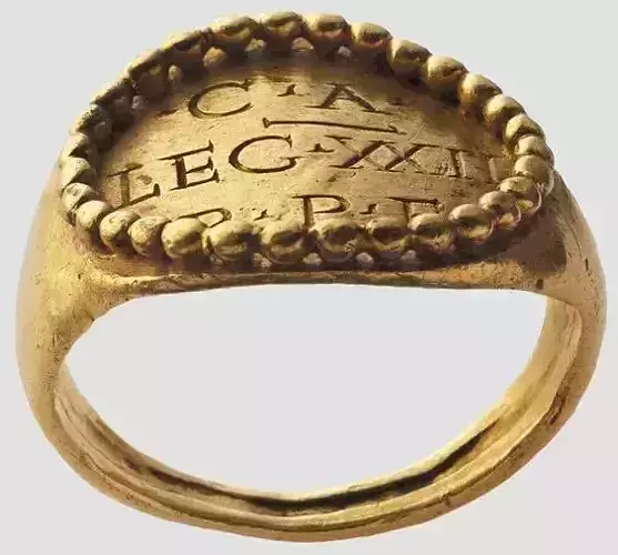 Roman officer ring replica