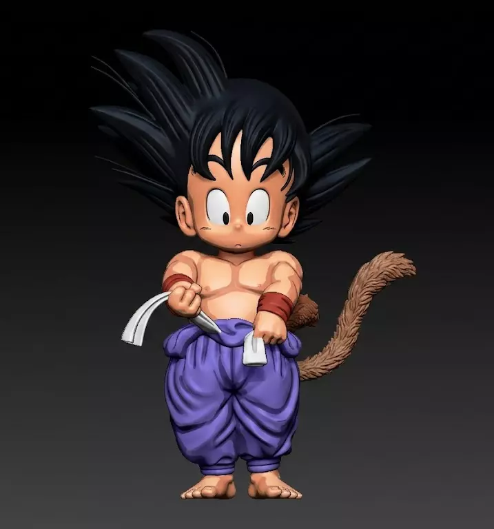 Dragon Ball - Goku kid - 3D print 3D print model