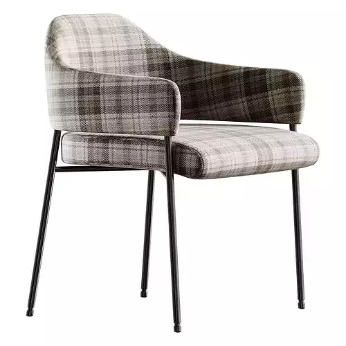 Art Deco Arm Chair 3D model
