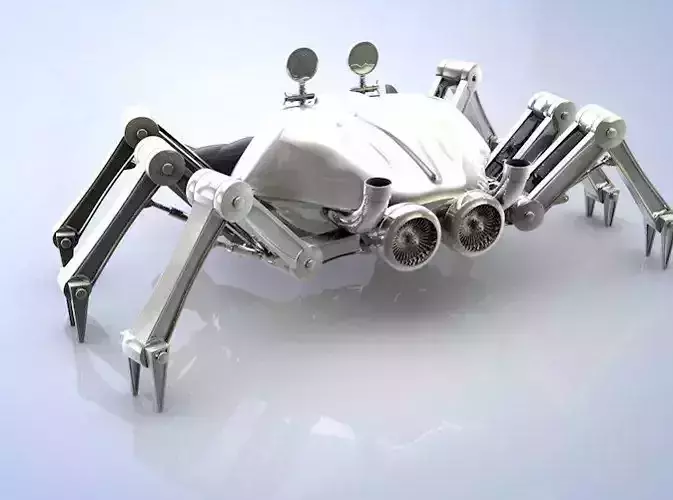 Crab robot 3D model