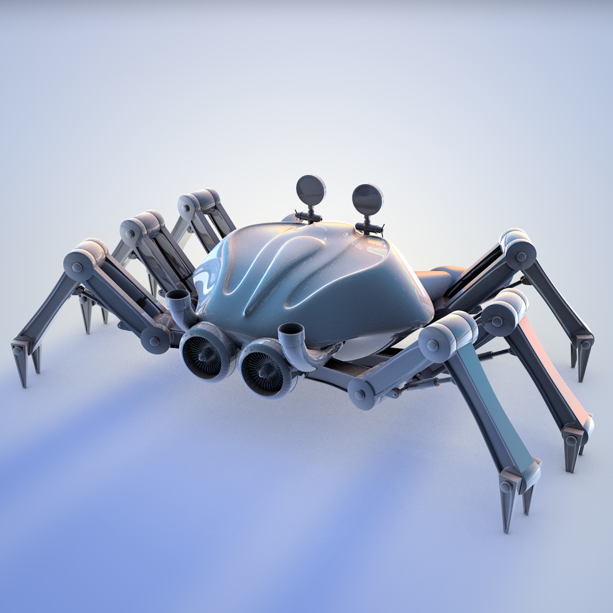 Crab robot 3D model_5