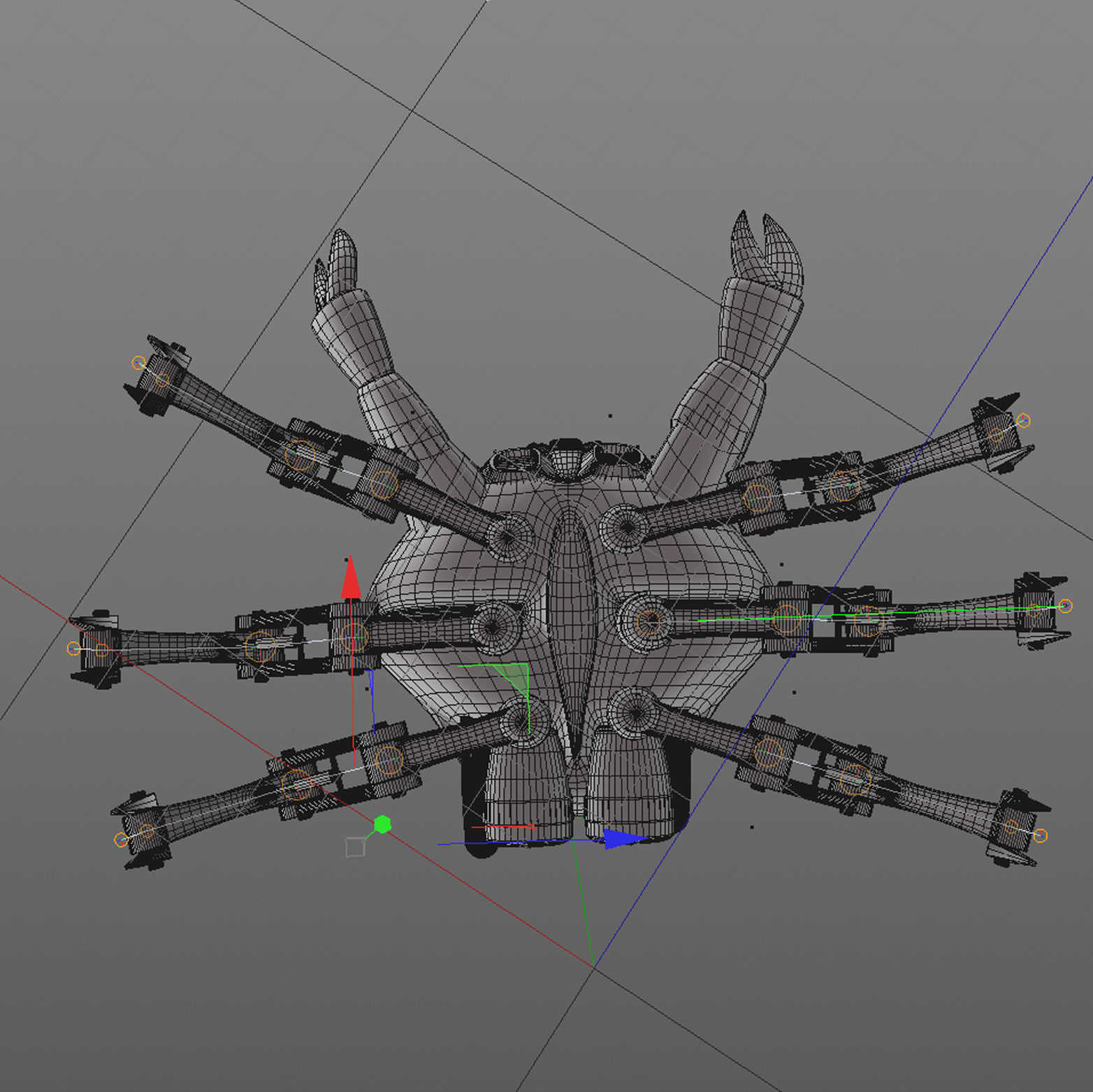 Crab robot 3D model_3