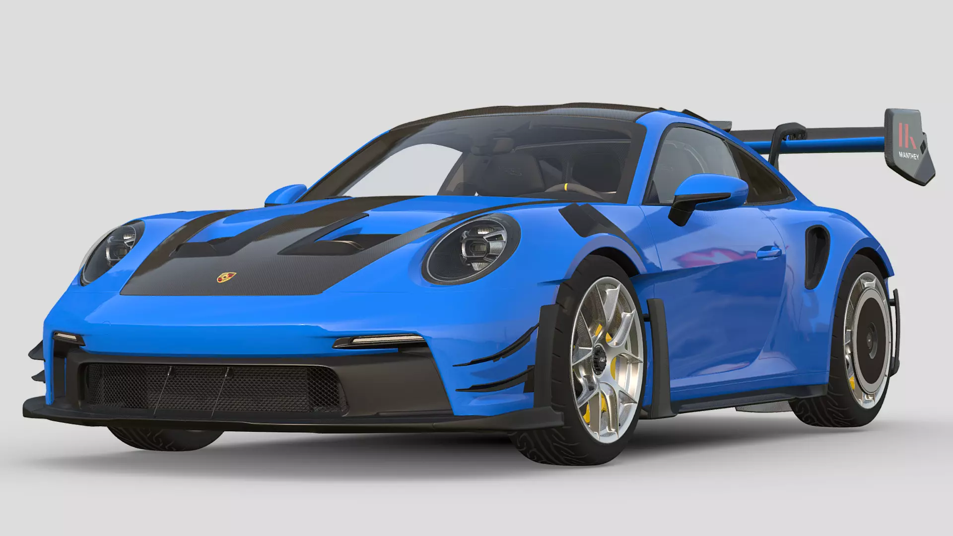 Porsche 911 GT3 RS 992 Manthey 3D model