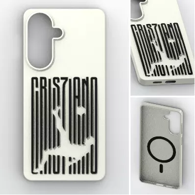 Athletic Silhouette Magnetic Case A57 3D print model