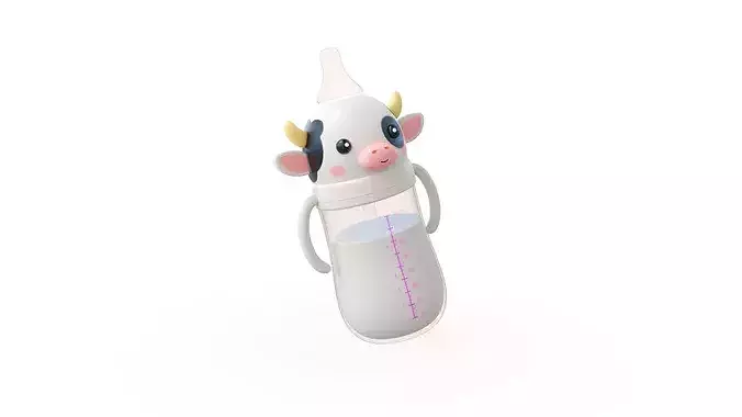 Cute Cow Baby Bottle